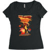 fire storm Women's Triblend Scoop T-shirt