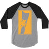 rock climbing wall climb indoor outdoor 2 3/4 Sleeve Shirt