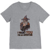 i want you for an adventure V-Neck Tee