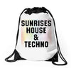 Sunrises House &amp; Techno Drawstring Bags