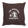 drummer Throw Pillow