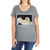 Edouard Manet Olympia Ladies Curvy T-Shirt