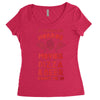 horror movies, pizza and beer Women's Triblend Scoop T-shirt