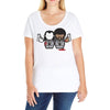 pulp fiction cartoon ideal birthday present or gift Ladies Curvy T-Shirt