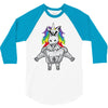 Gym Unicorn 3/4 Sleeve Shirt