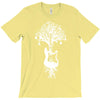 nature guitar white tree music banksy art T-Shirt