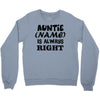 personalised auntie Crewneck Sweatshirt