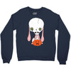 skull bunny Crewneck Sweatshirt