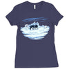 no bowling!!! Ladies Fitted T-Shirt
