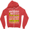 Legends Are Born In August Zipper Hoodie