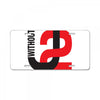 u2-with out you License Plate