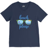 Beach Please V-Neck Tee