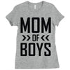 mom of boys Ladies Fitted T-Shirt