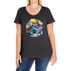 in the midst of war Ladies Curvy T-Shirt