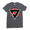 red black zero Ladies Fitted T-Shirt