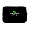 little brothers get luigi Laptop sleeve