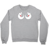 rude christmas pudding Crewneck Sweatshirt