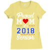 proud mom of a 2018 senior Ladies Fitted T-Shirt