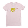 vintage space Ladies Fitted T-Shirt