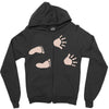 Guess What? - Baby Inside Pregnancy Announcement Zipper Hoodie