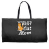 world's best cat mom Weekender Totes