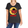 mad bull Ladies Curvy T-Shirt
