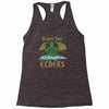 respect your elders Racerback Tank