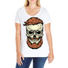 terror skull Ladies Curvy T-Shirt
