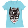 catwoman Ladies Fitted T-Shirt