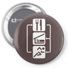 v2 eat sleep run Pin-back button