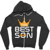 The Best Son Zipper Hoodie