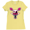 mangle head Ladies Fitted T-Shirt