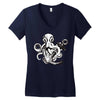 pirate octopus Women's V-Neck T-Shirt
