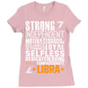 Strong Independent Motivated Libra Ladies Fitted T-Shirt