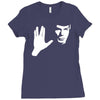 spock star trek leonard nimoy tribute Ladies Fitted T-Shirt