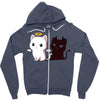 purr evil Zipper Hoodie