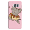 Pusheen the Cat Muscular with Donut Samsung Galaxy S7