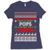 Santa Only Comes Once A Year Pop Is Always Here To Cheer Ladies Fitted T-Shirt