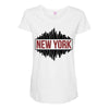 new york Maternity Scoop Neck T-shirt