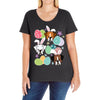 easter boxer Ladies Curvy T-Shirt