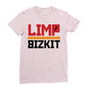 limp bizkit black logo Ladies Fitted T-Shirt