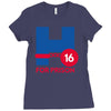 hillary for prison Ladies Fitted T-Shirt
