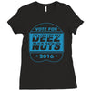 vote deez nuts Ladies Fitted T-Shirt