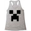 creeper face Racerback Tank