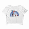 raising the flag Crop Top