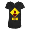 head shot Maternity Scoop Neck T-shirt