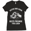 vater und sohn Ladies Fitted T-Shirt