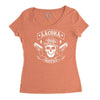 la coka nostra skull men Women's Triblend Scoop T-shirt