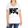 nyc new york city Ladies Curvy T-Shirt