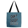 can't sleep clowns show up Tote Bags